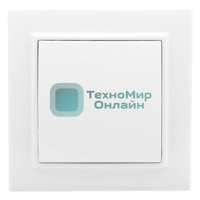 Выключатель 1-клавишный СП,10А, белый EKF Basic Минск