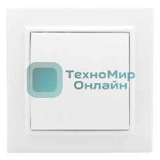 Выключатель 1-клавишный СП,10А, белый EKF Basic Минск