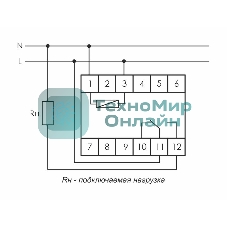 Реле времени PCA-512 (задержка выкл. 230В 8А 1перекл. IP20 монтаж на DIN-рейке) F&F EA02.001.001
