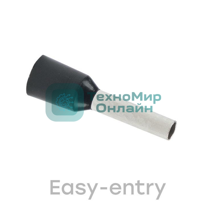 Наконечник штыревой втулочный изол. НШвИ 1.5-8 (уп. 50 шт) EKF nhvi-1.5-8