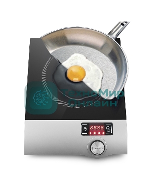 Плита электрическая Kitfort КТ-108 черный (настольная)