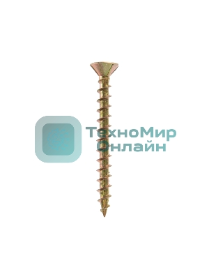 Саморез оконный Kranz острый, 4.1х40, желтый цинк, упаковка поставщика (6 000 шт.)