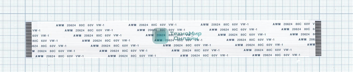 Шлейф универсальный 24pin, шаг 1 мм, длина 20 см