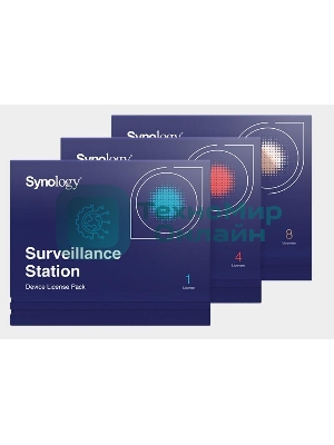 Лицензия /SURVEILLANCE STATION PACK1 DEVICE SYNOLOGY