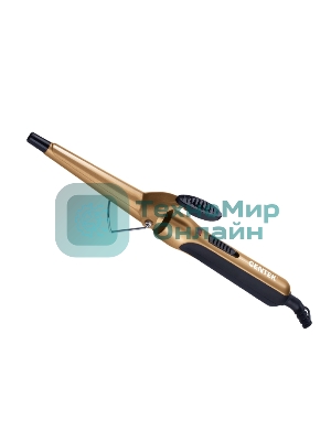 Щипцы для завивки волос Centek CT-2089 черный/золотистый, 13-25 мм, 200 °C, 1 режим