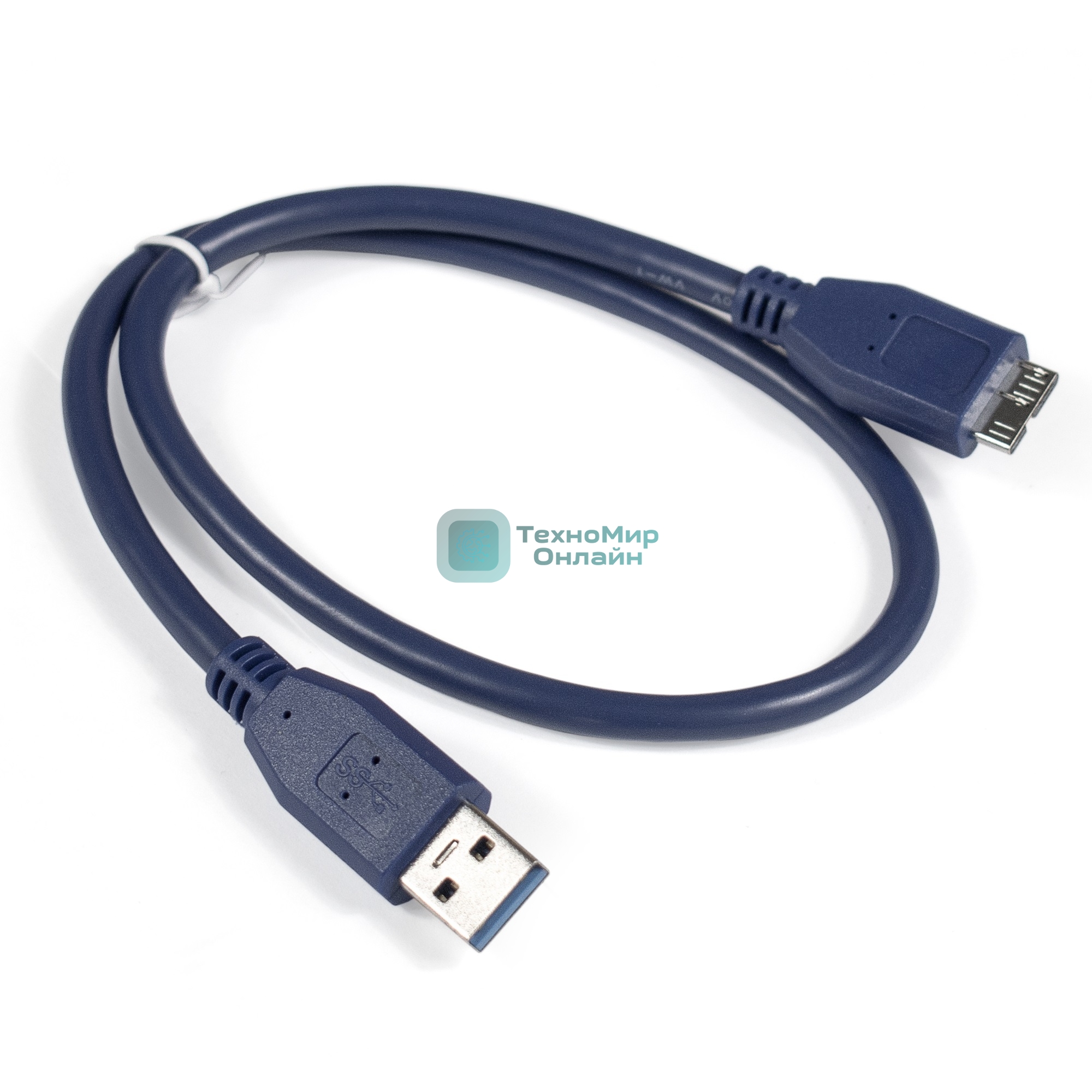 Кабель ExeGate EX284935RUS USB 3.0 ExeGate EX-CC-USB3-AMmicroBM9P-0.5 (Am/microBm 9P, 0,5м)