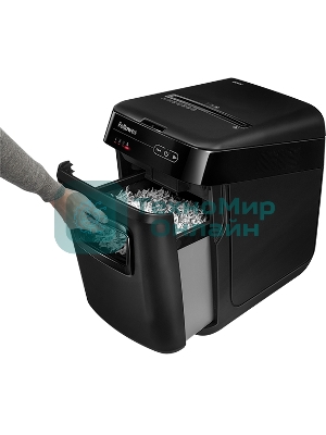 Шредер Fellowes AutoMax 200C (секр.P-4)/фрагменты/200лист./32лтр./пл.карты
