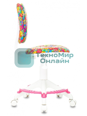 Кресло Бюрократ CH-W204/F мультиколор, ткань, 120 кг, подставка для ног