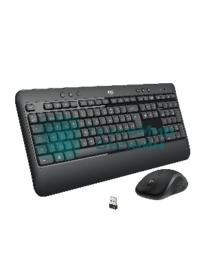 Комплект клавиатура+мышь Logitech MK540 беспроводной, USB, 1000 DPI, чёрный