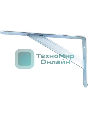 Кронштейн усиленный Сибртех 500 х 350 х 30 х 4 мм, оцинкованный