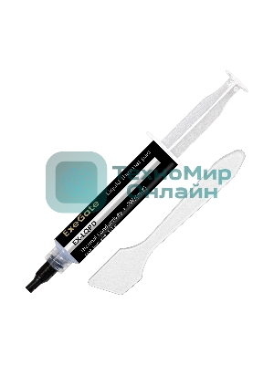 Жидкая термопрокладка ExeGate EX-LQPD (6 Вт/(м•К), 10г шприц с лопаткой)