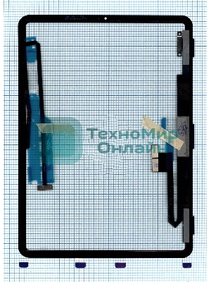 Сенсорное стекло (тачскрин) для Apple iPad Pro 11.0 2020 (A2068, A2230, A2228) черное
