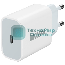 Сетевое зарядное устройство Wiiix UNN-4-1-01-PD 20W 3A (PD) USB Type-C белый