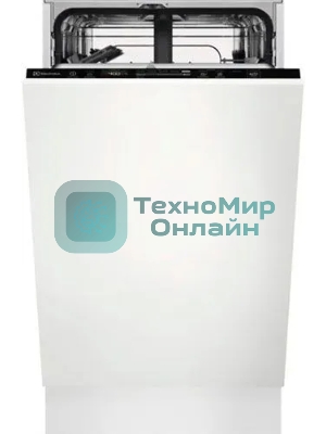 Встраиваемая посудомоечная машина Electrolux KESC2210L, черный, 44.6 см, 9 компл., 44 дБ, класс E