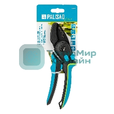 Секатор с наковальней Palisad LUXE 220 мм, регулировка захвата, трехкомпонентные рукоятки