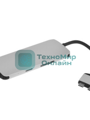 USB-концентратор Satechi ST-HXRAJM, USB Type-C, USB Type-C/Mini jack, USB Type-C
