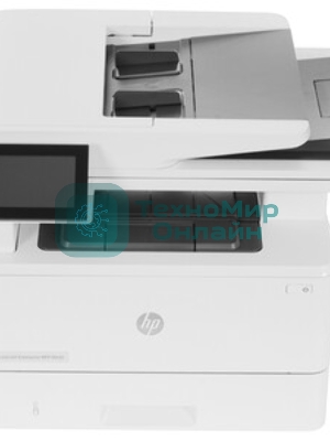 МФУ лазерное HP LaserJet Enterprise M430f (3PZ55A), A4, ч/б, печ. до 40 стр/мин., скан. до 29 стр/мин., 1200 x 1200 dpi (печать) 600x600dpi (скан), USB, RJ-45, Air Print, Mopria