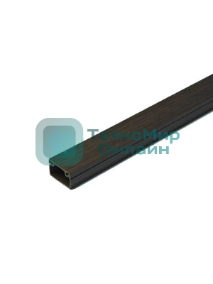 Кабель-канал 15х10 L2000 пластик с двойным замком венге УралПак КК-4815010-200