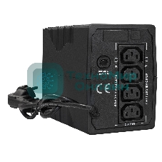 Источник бесперебойного питания ExeGate Power Smart ULB-1000.LCD.AVR.4C13 1000VA/550W, LCD, AVR, 4*C13, черный