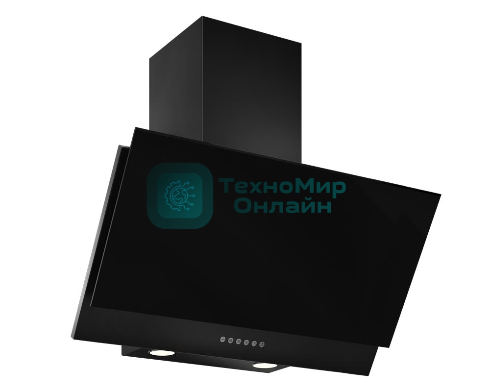 Вытяжка наклонная Elikor Рубин S4 90П-700-Е4Д чёрный, 90 см, 700 м³/ч, 52 дБ