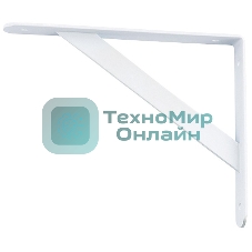 Кронштейн усиленный Сибртех 250 х 150 х 30 х 4 мм, белый