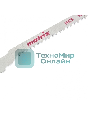 Полотна для электролобзика Matrix по дереву, 3 шт.T119BO, 50 x 2 мм, HCS, фигур. рез