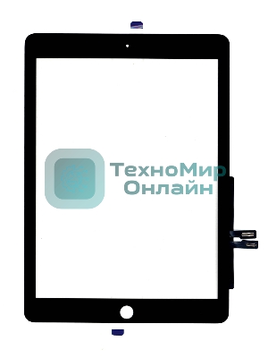 Сенсорное стекло (тачскрин) для Apple iPad 9.7 2018 (A1954 A1893)черное