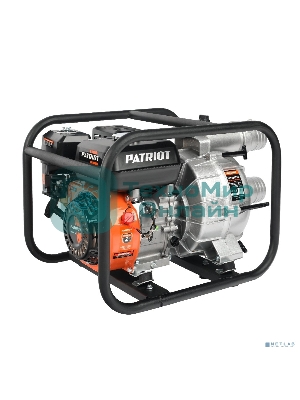 Мотопомпа Patriot MP 3065 SF4т АИ92 210 см 3 7.0лс самовс. 65м3/ч 1100л/мин гл.7м напор30м 3'' 3.5л