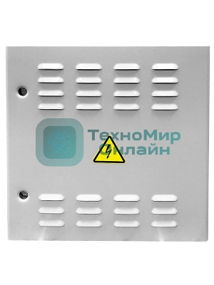 Шкаф уличный всепогодный укомплектованный настенный ЦМО ШТВ-НН, IP54, 12U, корпус: сталь нержавеющая, 600х600х500 мм (ВхШхГ), серый