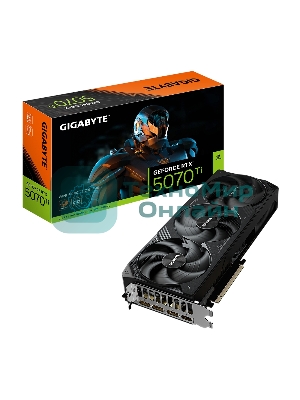 Видеокарта Gigabyte GV-N507TWF3OC-16GD 1.0 NV RTX 5070TI 16Gb 256bit GDDR7 2497/28000/HDMI/DP