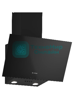 Вытяжка наклонная Bosch DWK63PJ60T чёрный, 60 см, 360 м³/ч, 54 дБ