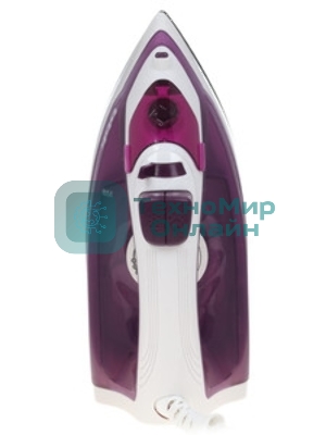 Утюг BBK ISE-2409 фиолетовый, 2400 Вт, 40 г/мин, 140 г/мин, 360 мл