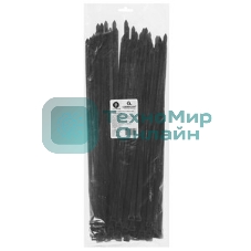 Стяжки Cablexpert NYT-400x9B пластиковые 400 мм х 9 мм, черные (100 шт.)