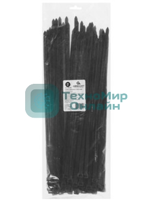 Стяжки Cablexpert NYT-400x9B пластиковые 400 мм х 9 мм, черные (100 шт.)