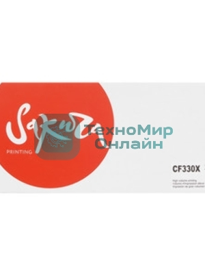 Картридж лазерный Sakura CF330X для HP LJ M651, M651DN, M651N, M651Xh, черный, 20 500 к.