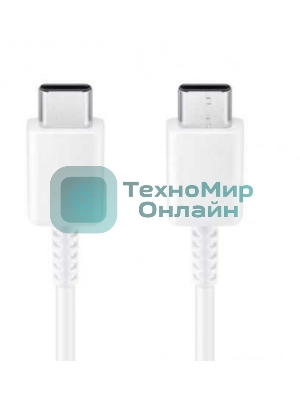 Кабель Samsung EP-DA705BWRGRU USB Type-C (m) USB Type-C (m) 1м белый (упак.:1шт)