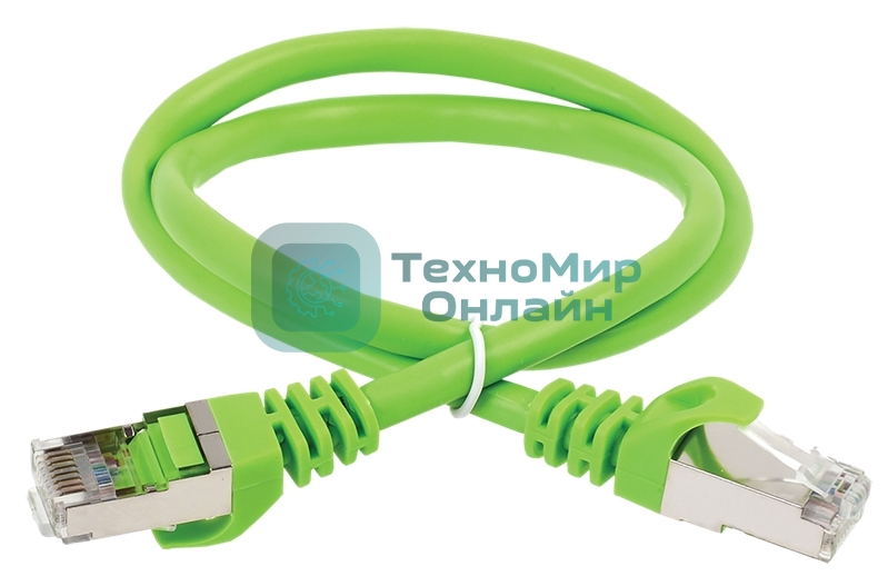 Коммутационный шнур ITK (патч-корд), cat.5e FTP, 3м, зеленый
