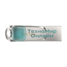 Флешка USB SanDisk Ultra Dual Luxe (SDDDC4-128G-G46), 128Gb, USB 3.1/USB Type-C, R/W 150/40, серебристый