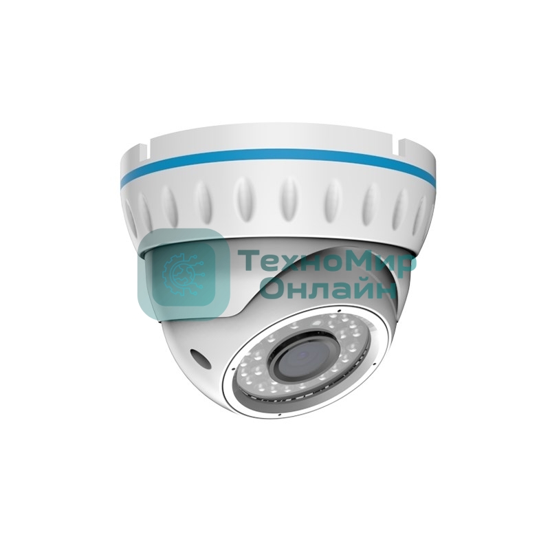 Купольная уличная камера AHD 1.3Мп (960P), объектив 2.8-12 мм., ИК до 30 м.