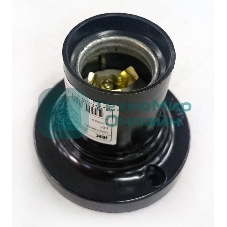 Патрон электрич. E27 Пкб27-04-К21 потолочный карболит. черный (с этикет.) IEK EPK12-04-01-K01