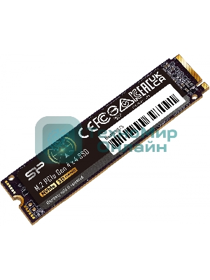 Накопитель SSD Silicon Power US75, 1000Gb, M.2 2280, PCIe 4.0 x4, NVMe, R/W 7000/6000