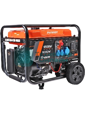 Электрогенератор бензиновый Patriot GRA 9500AWS, 9.5 кВт, 75 дБ, 101 кг