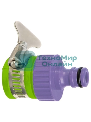 Адаптер Palisad пластмассовый 3/4 с внешним хомутом