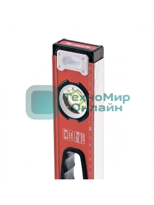 Уровень алюминиевый Matrix, фрезерованный, 3 глазка, рукоятки, 1500 мм