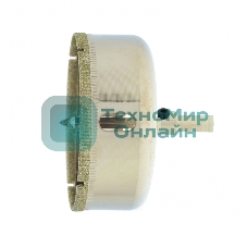 Сверло по керамической плитке и стеклу Сибртех, 70 х 55 мм, 6 гр.хв-к, с центр. сверлом