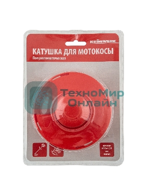 Катушка для триммера, полуавтомат., гайка М10 х1,25 левая Kronwerk