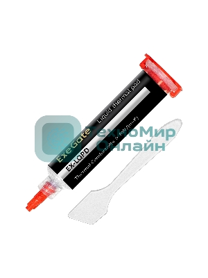 Жидкая термопрокладка ExeGate EX-LQPD (6 Вт/(м•К), 25г тюбик с лопаткой)