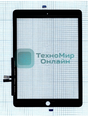 Сенсорное стекло (тачскрин) для Apple iPad 9.7 2018 (A1954 A1893)черное