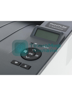 Принтер лазерный PANTUM P3300DW, A4, ч/б, печ. до 33 стр/мин., 1200 x 1200 dpi, RJ-45, Wi-Fi, NFC, проектная модель