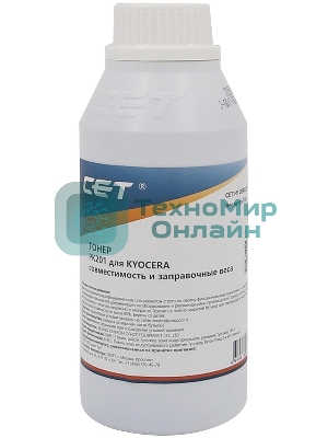 Тонер CET PK201 OSP0201K-100 черный бутылка 100гр. для принтера Kyocera ECOSYS P6030cdn/M6026cdn